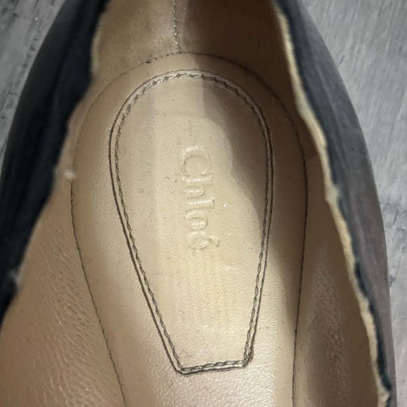 Chloe Lauren Leather Ballet Flats - Picture 5 of 6